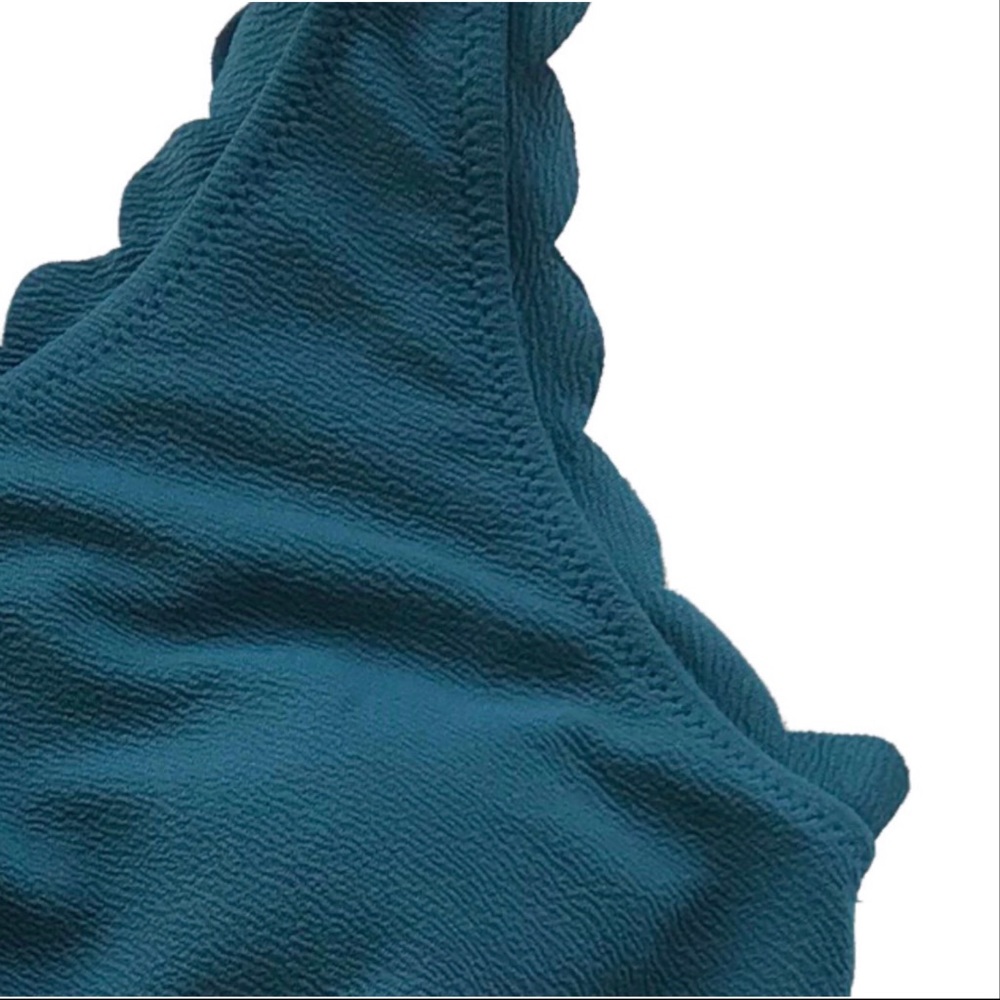 ❗️FINAL❗️ 🆕 CUPSHE Teal Green Scalloped Bikini 🔴🔴 - Picture 4 of 8